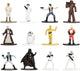 Jada – Disney-Figur – Star Wars 12er-Pack Nanofiguren – Han Solo – Leya – Luke Skywalker – Obi Wan Kenobi – C3PO – R2D2 – Chewbacca – Stormtrooper – Darth Vader – Rebellenpilot