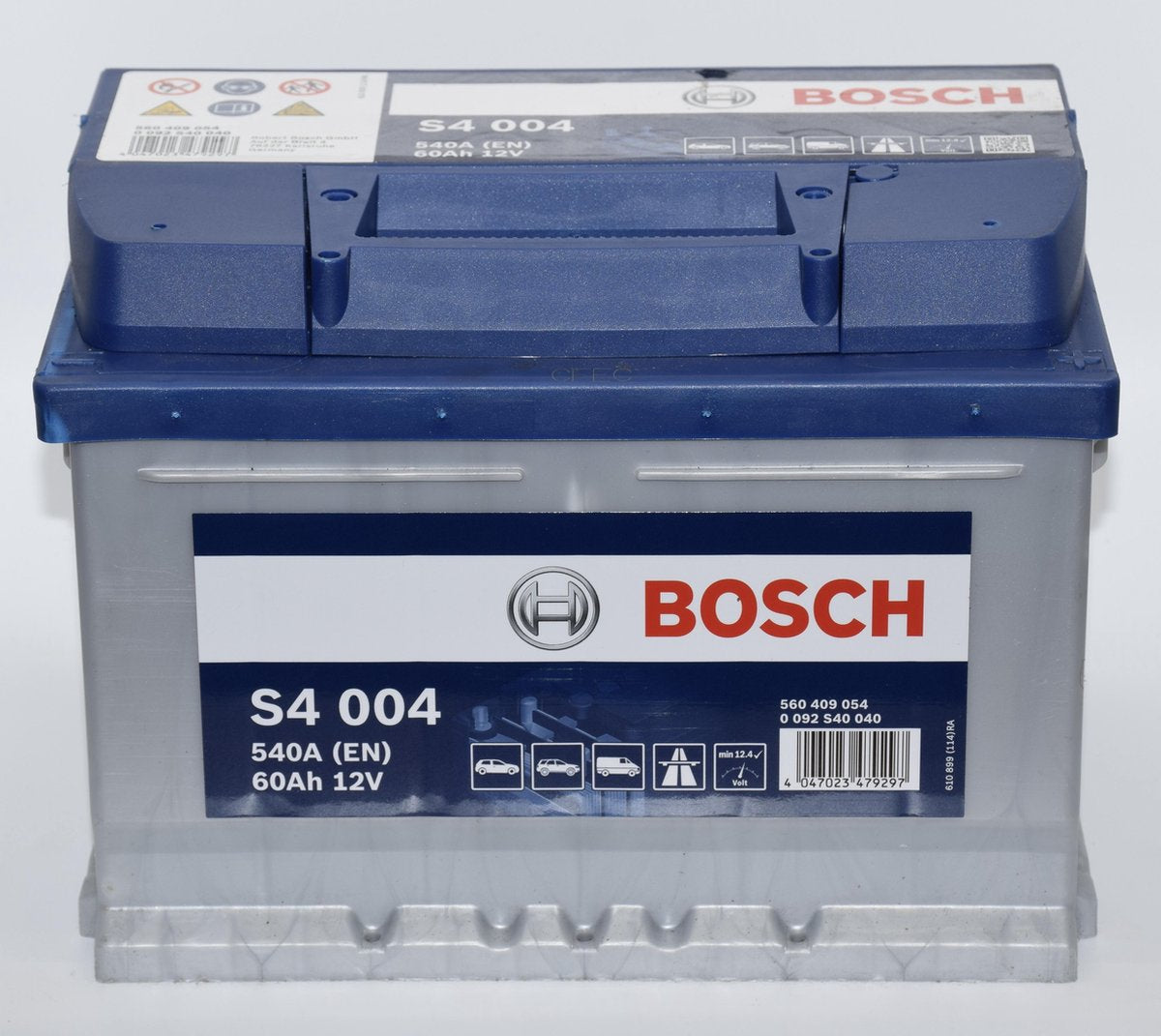 Bosch S4 004 blaue Autobatterie 60 Ah