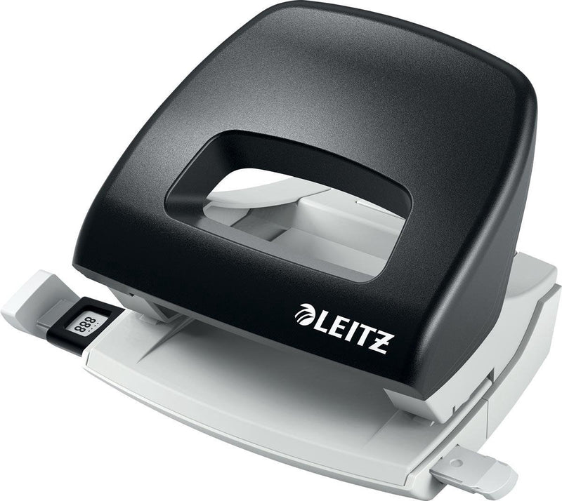 2-Loch Locher Leitz 5038 8cm 16 Blatt schwarz