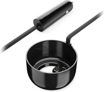 Ember Travel Mug² Autoladegerät – Kaffeetassen to go – Tassenwärmer – 12-V-Stromanschluss – Geschenk für Kaffeeliebhaber – Schwarz