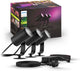 Philips Hue Lily Gartenstrahler – weißes und farbiges Licht – 3 Spots – Schwarz – Niedervolt – Sockel