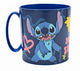 Disney - Lilo Stitch - Tasse 350 ml - Stitch Happy Face - mikrowellengeeignet (BPA-frei)