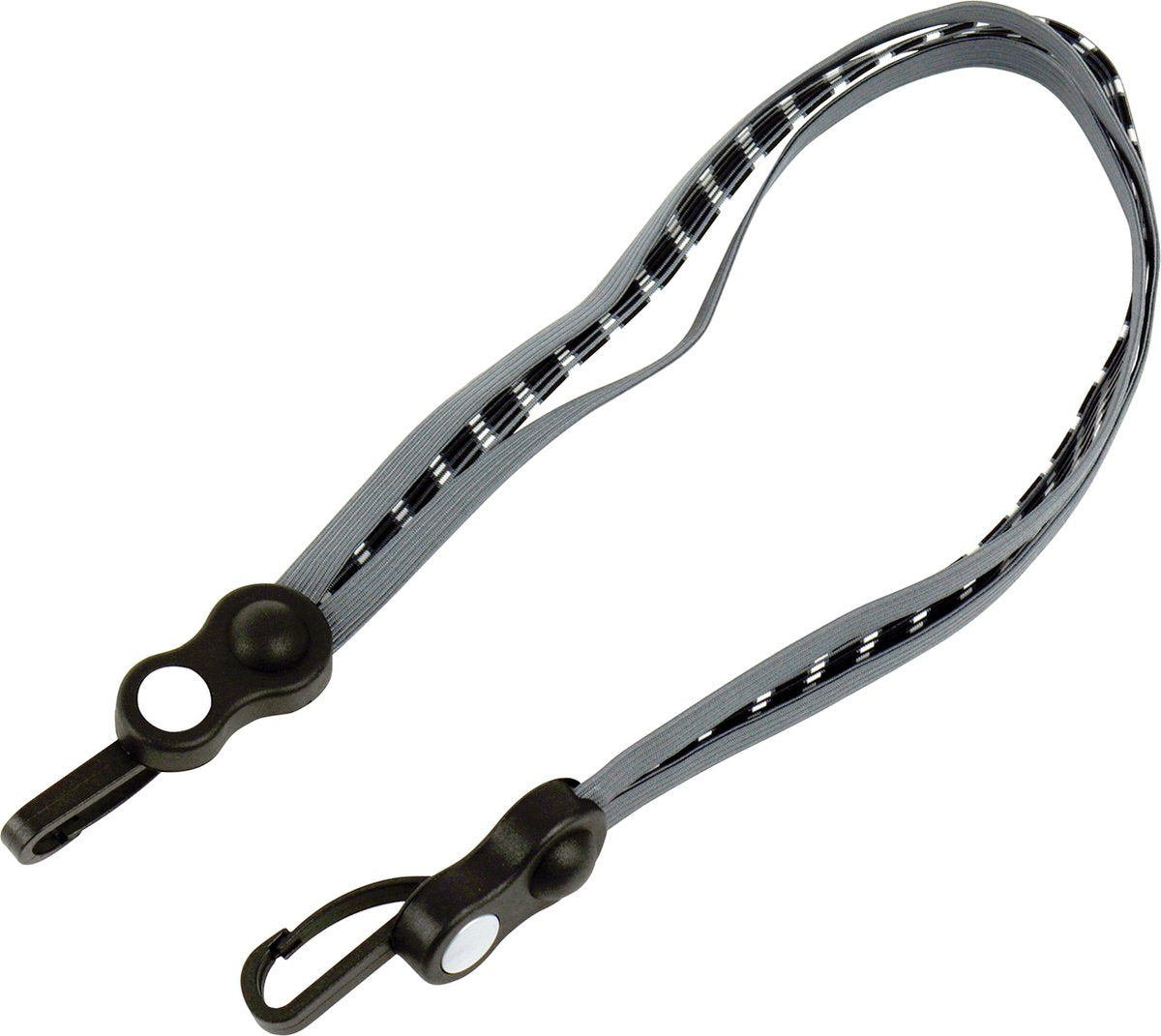 Dresco Gepäckgurt mit Haken – Schwarzgrau – 60 cm