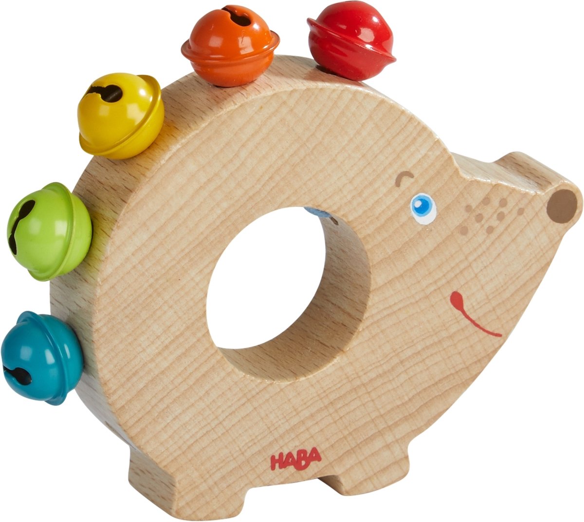 Haba Holzrassel Igel mit Glöckchen 9 cm