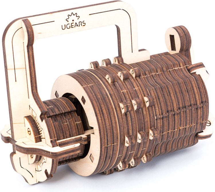 Ugears Holzmodellbausatz – Zahlenschloss