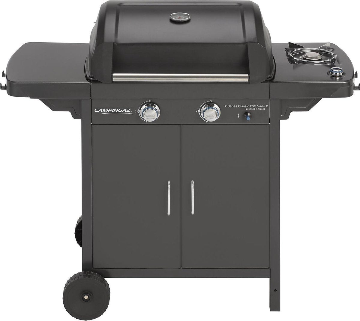 Campingaz 2 Series Classic Exs Vario Gasgrill – kompakter Grill – 2.100 cm² Kochfläche – Anthrazit