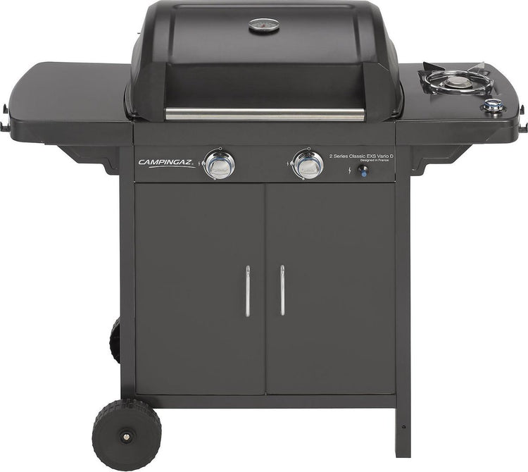 Campingaz 2 Series Classic Exs Vario Gasgrill – kompakter Grill – 2.100 cm² Kochfläche – Anthrazit