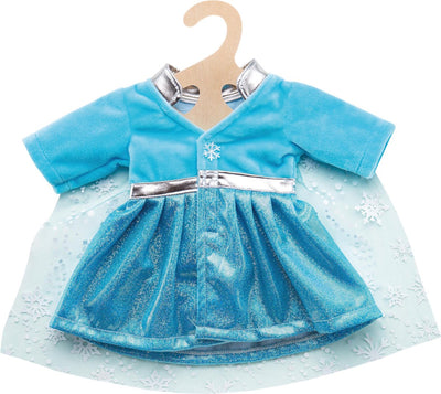 Puppenkleid-Eis-Prinzessin mit Cape, 35-45 cm