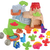Spielen Sie Dinos mit Vulkanspiel -Set, 20dlg.