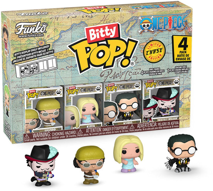 Funko One Piece Usopp (Bitty Pop!) Vinylfiguren (4er-Set) Unisex Pop! - neutral - Standard
