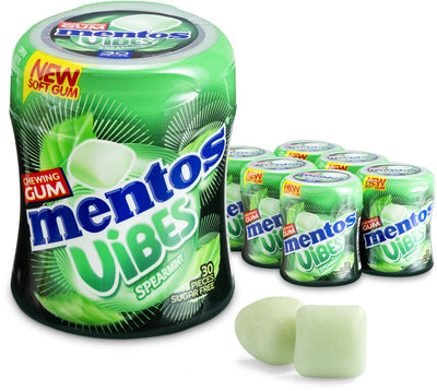 Mentos Gum Vibes Spearmint (6x 30 Stück)