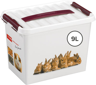 Sunware – Q-Line Haustier-Aufbewahrungsbox 9 l – 30 x 20 x 22 cm