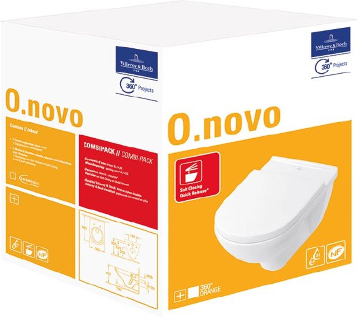 Villeroy Boch Toilettenschüssel o.novo