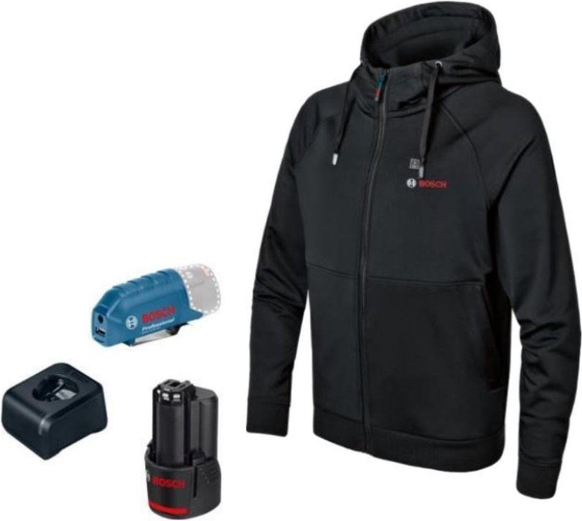 Bosch ghh 12+18v xa 3xl Kit beheizter Kapuzenpullover im Karton – 06188000gg