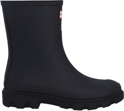 Hunter Downpour Short Insulated Boot Unisex-Regenstiefel – Schwarz