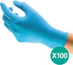 Ansell touchntuff® 92-670 – Nitril-Einweghandschuhe, latexfrei, puderfrei, XL, blau, 100 Stück (0,11–0,13 mm)