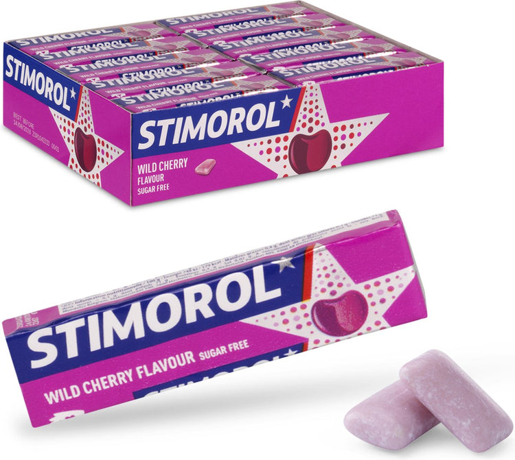 Stimorol Wildkirsche - Kaugummi - zuckerfrei - 1x30 Stück
