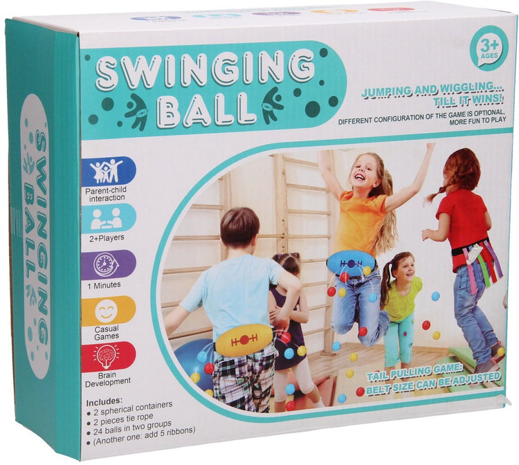 2-in-1-Spiel: Bänder nehmen Schwungball