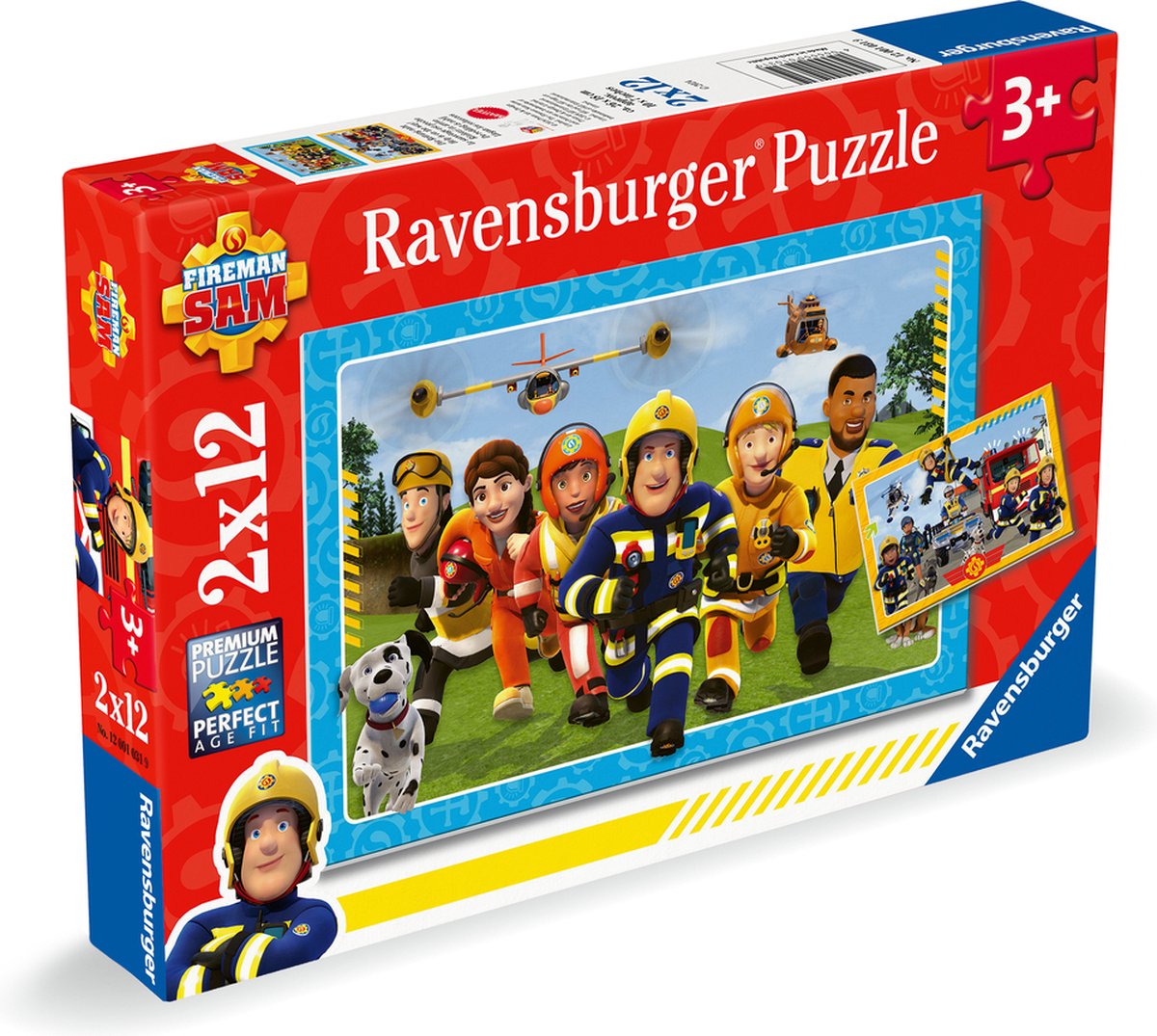 Ravensburger Puzzle Feuerwehrmann Sam, 2x12st.