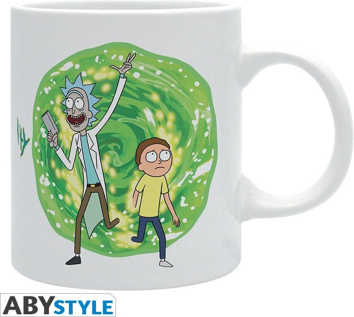 Markenloser Rick-and-Morty-Portalbecher ohne Marke