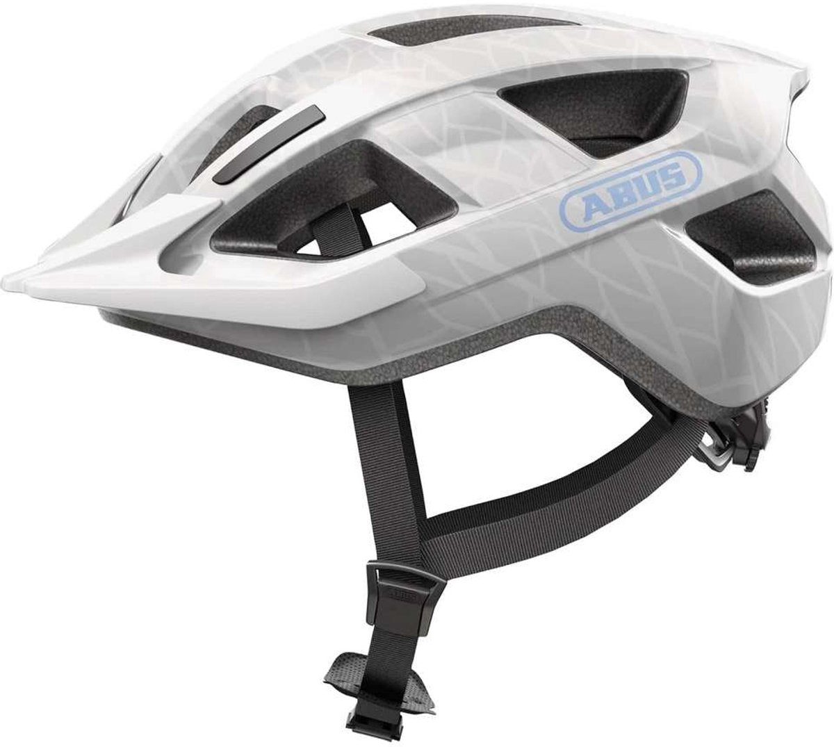 Abus Helm Aduro 3.0 LED White Art L 58-62 cm