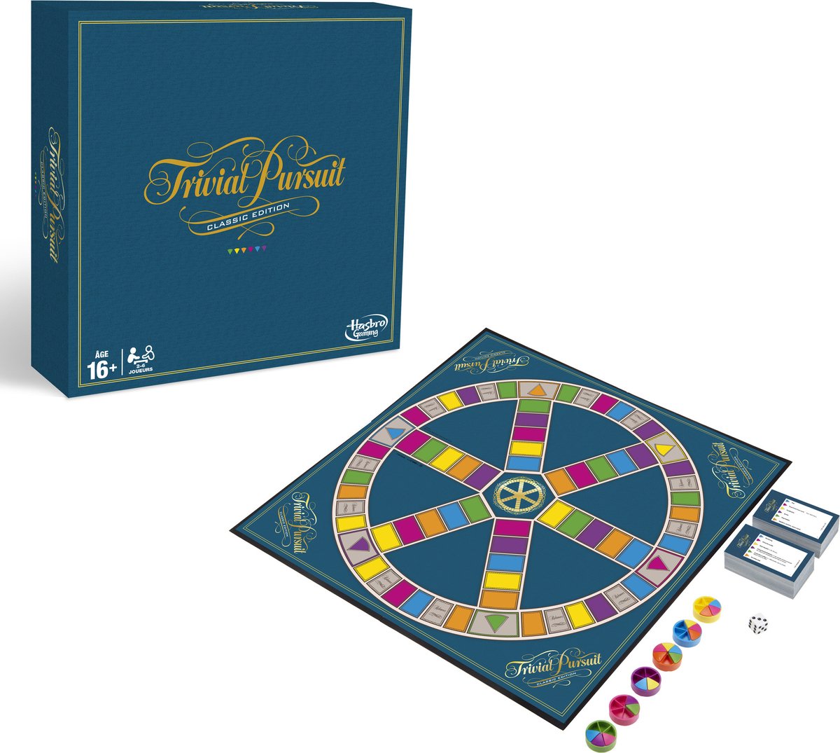 Hasbro Gaming Trivial Pursuit Classic – Brettspiel (Französisch)
