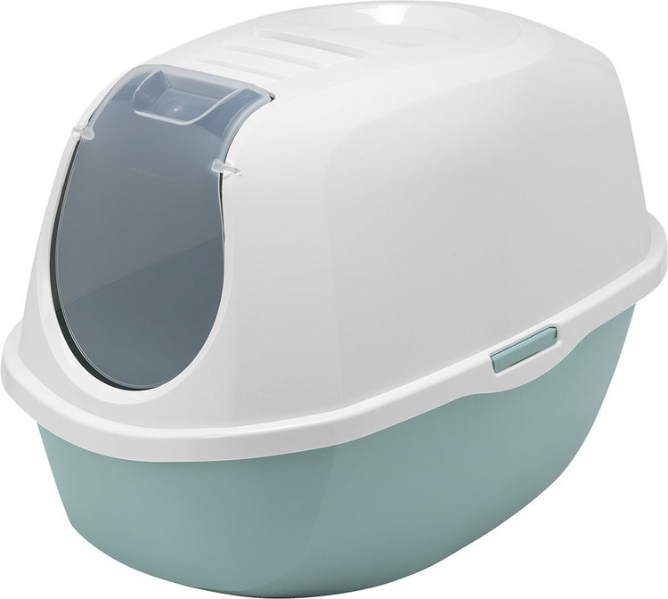 Moderna - Katzentoilette - Katze - geschlossene Katzentoilette Smart Cat Recycling 55x39x10cm Petrol - 1St