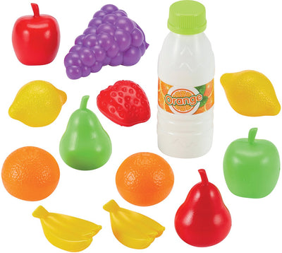 Ökoiffier -Spielzeuge essen Obst und Gemüse, 15dlg.