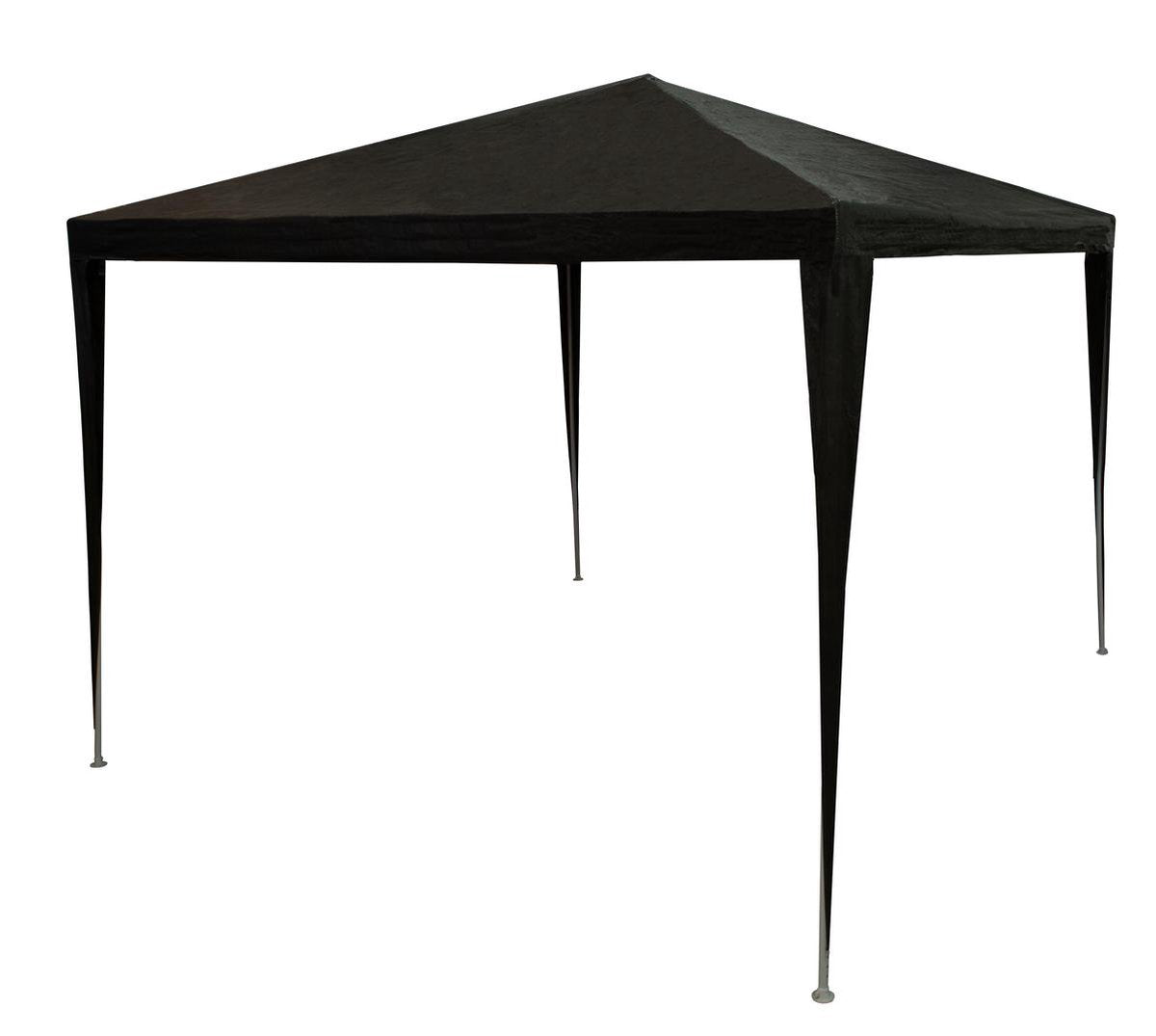Lifetime Gartenpartyzelt 3 x 3m – Pavillon und Partyzelt für Garten oder Terrasse – Partyzelt inkl. Heringe und Abspannleinen - Firsthöhe 2,5m - Kunststoff - Anthrazit
