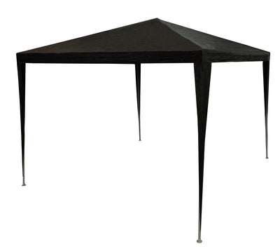 Lifetime Gartenpartyzelt 3 x 3m – Pavillon und Partyzelt für Garten oder Terrasse – Partyzelt inkl. Heringe und Abspannleinen - Firsthöhe 2,5m - Kunststoff - Anthrazit