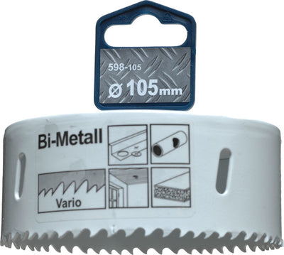 Kwb Lochsäge ø 105 mm – Bimetall – 8 % Kobalt – für Stahl und Holz – 598105
