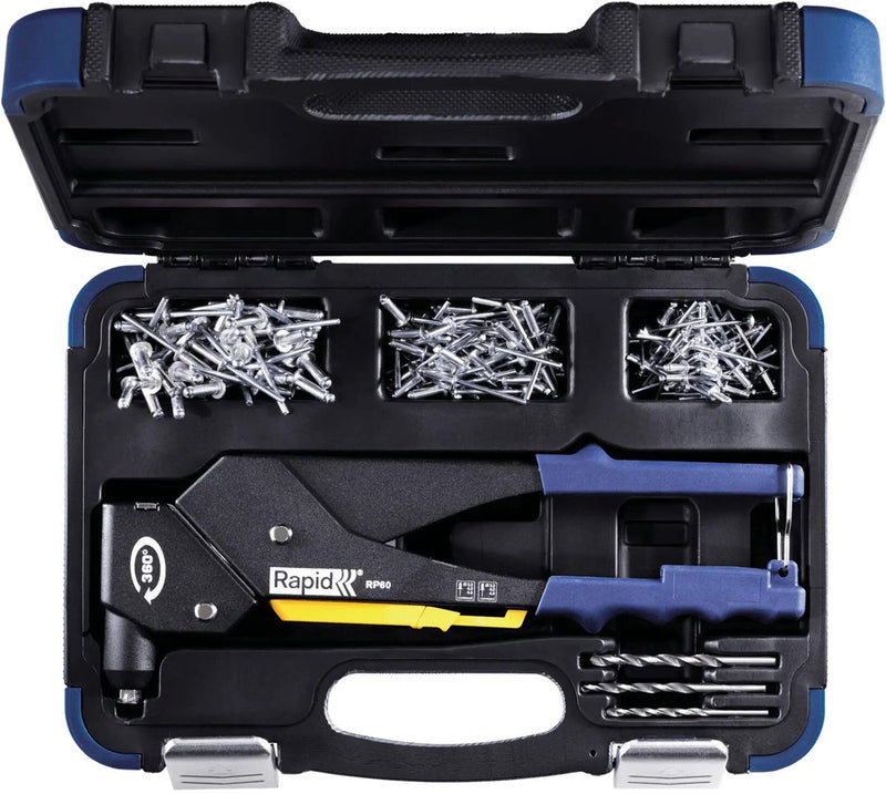 Rapid RP60 Multi-Rotationskopf-Nietgerät-Koffer – 5001128