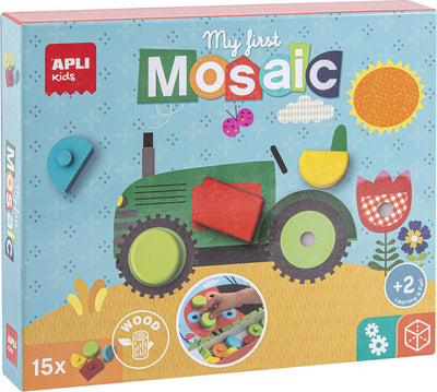 Apli Kids ist mein erstes Mosaikspiel mit Holzklötzen