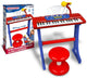 Bontempi Spa Bontempi Tastaturspielzeug elektronisch mit Mikrofon, Beinen und Hocker.