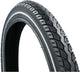 Dresco Outdoor-Reifen Straße – Reifengröße 20 x 1,75 – ETRTO-Größe 47–406 – sichere Reflexion – optimaler Grip bei allen Wetterbedingungen – geringer Rollwiderstand – hohe Pannensicherheit – optimaler Grip – Schwarz