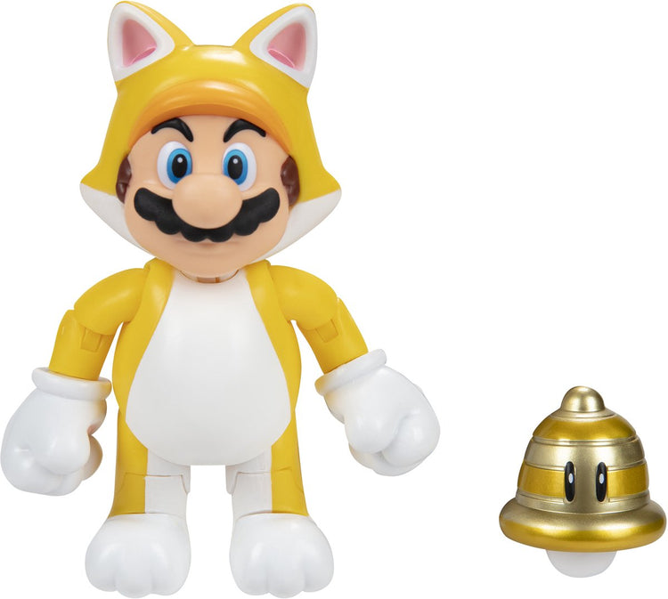 Jakks Nintendo Super Mario bewegliche Charaktere 10 cm – Cat Mario