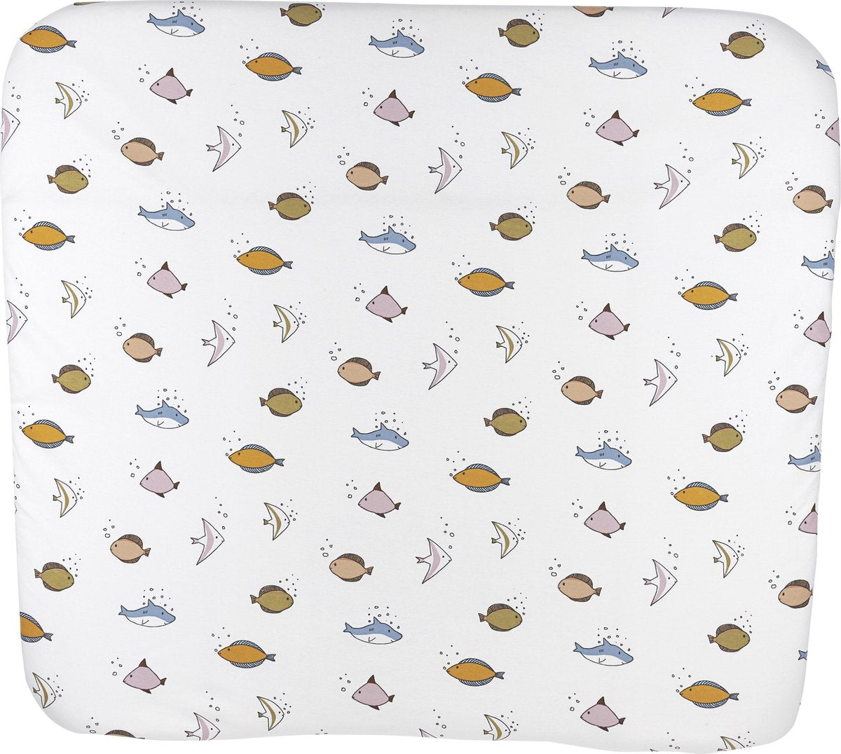 Meyco Baby Sea Wickelauflagenbezug – mehrfarbig – 85 x 75 cm