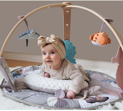 Bo Jungle - Ocean Bliss Holzspielhalle - Spielmatte - Kuscheltiere