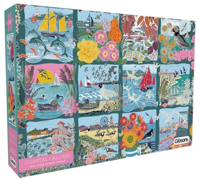 Gibsons – Coastal Calling (von Kate Heiss) – 1000 Teile 68×49cm (B×H) – Puzzle für Erwachsene
