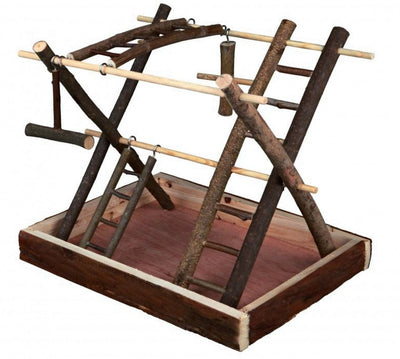 Trixie -Vogelspielplatz-Naturleben-35x27x30-cm-Holz-5663