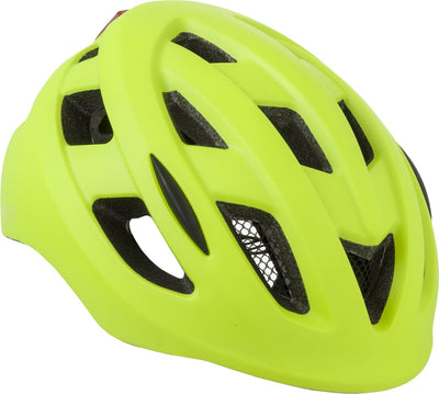 Agu Civick Fahrradhelm - fluoreszierendes Gelb - L XL - inkl. LED-Licht