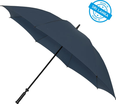 Falcone - XXL-Sturmschirm - ø 140 cm - winddicht - Marineblau