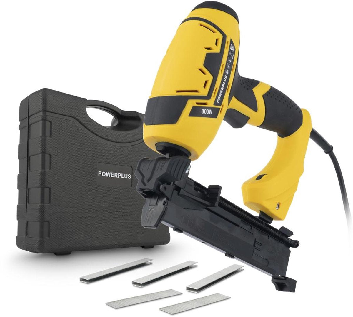 Powerplus – gelb – powx13801 – n.a. - Heftklammer, Nagelgerät - 800 W