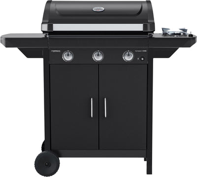 Campingaz Compact 3 Exs – kompakter 3-Brenner-Gasgrill – Schwarz