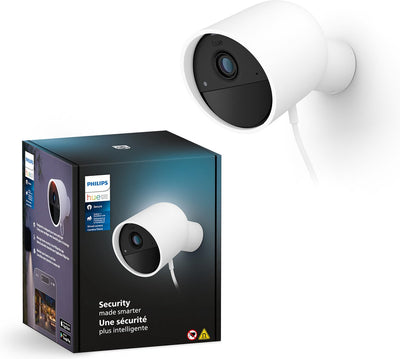 Philips Hue-Sicherheitskamera – kabelgebundene Überwachungskamera – Weiß