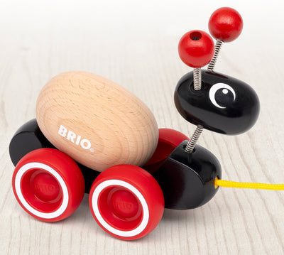 Ravensburger Brio- 30348 Zugtier Ameise | Nachziehspielzeug für Kleinkinder ab 12 Monaten