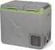 Elektrische Kompressor-Kühlbox Steamy-e – Doppelfach – gleichzeitiges Kühlen und Gefrieren – 40 Liter – 12 V und 230 V – für Auto und Camping – Grau