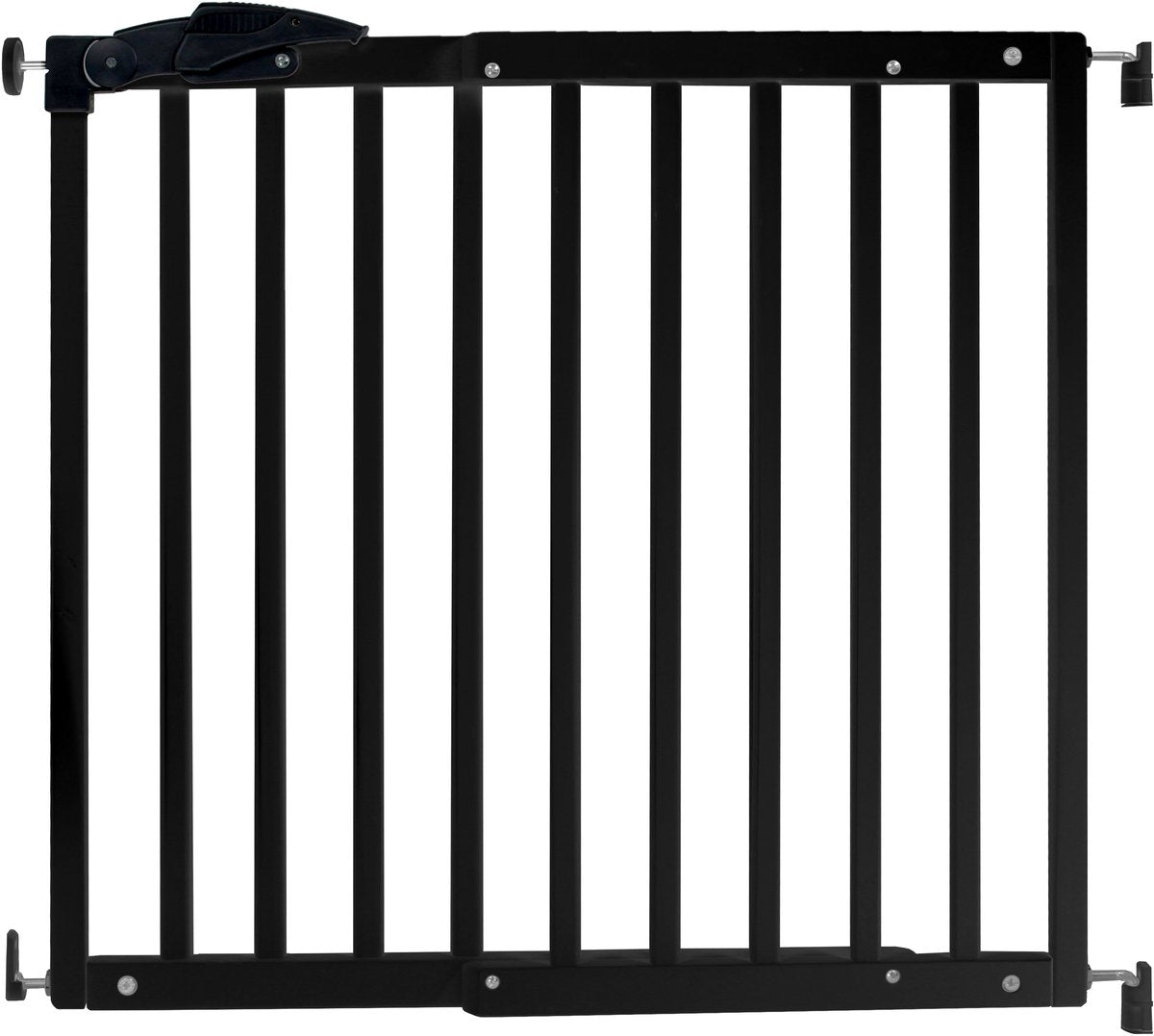 Fenss Schutzgitter Oslo 71-102 cm Holz schwarz