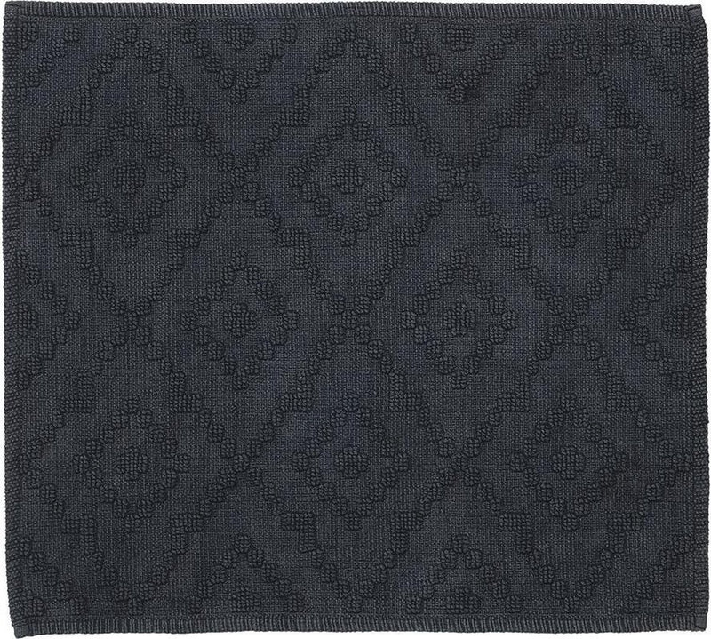 Sealskin - Azteken-Badematte 60x60 cm - Baumwolle - Dunkelgrau