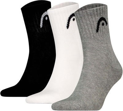Head – Unisex – Kurzsocken für alle Sportarten – Training – 3er-Pack – Größe 39–42